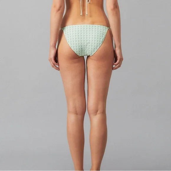 NWOT Tory Burch Printed String Tie Side Bikini Bottoms - Picture 4 of 6
